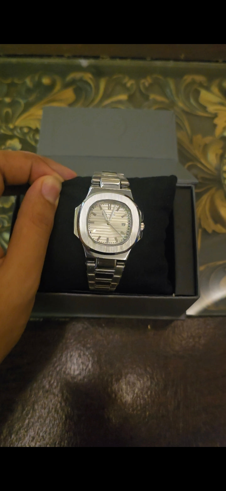 Patek Philippe | Grey Dial + (Free Bracelet) and (Free Box)