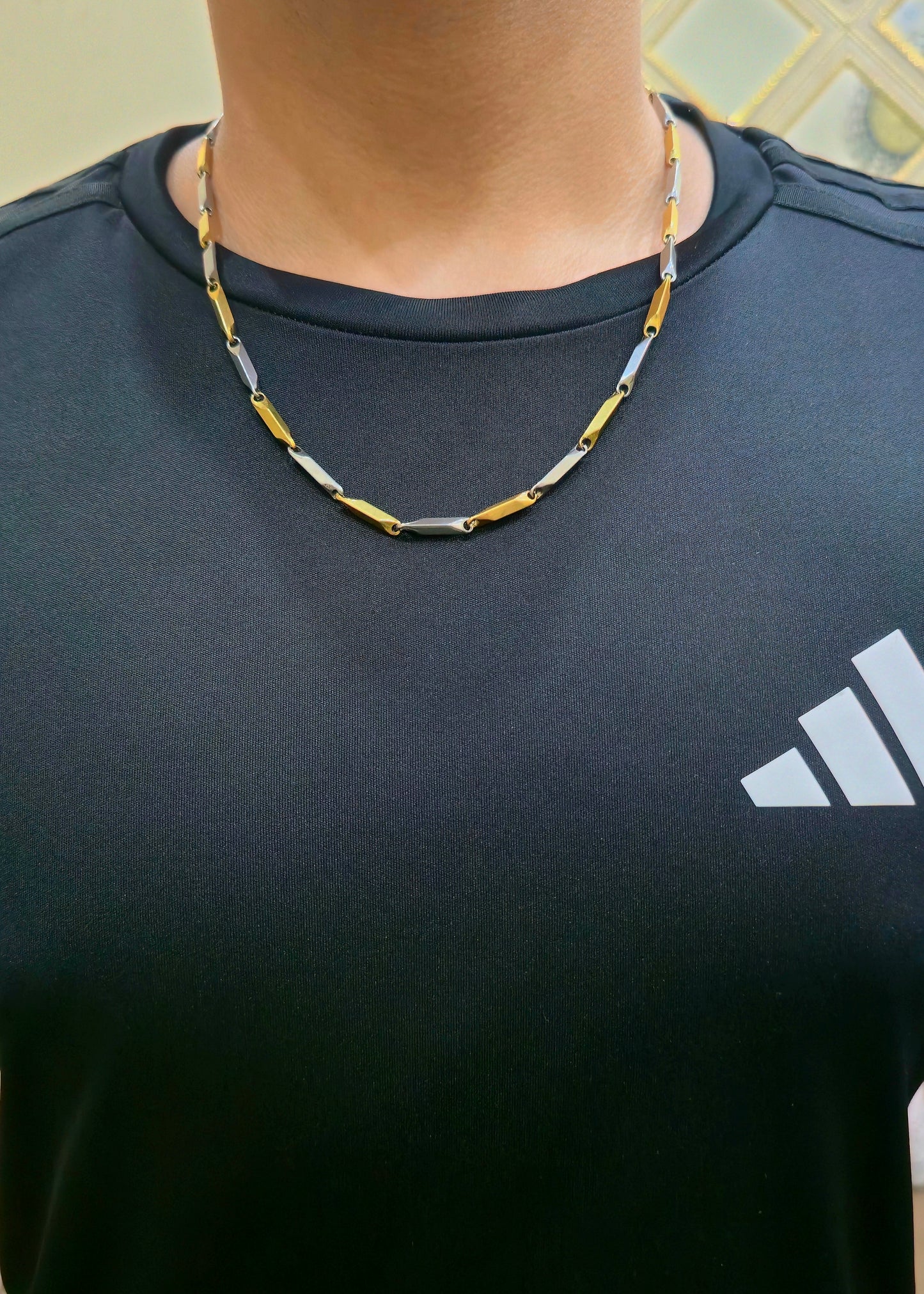 Chain Deal – Golden and Silver Mix Chain + Premium Box