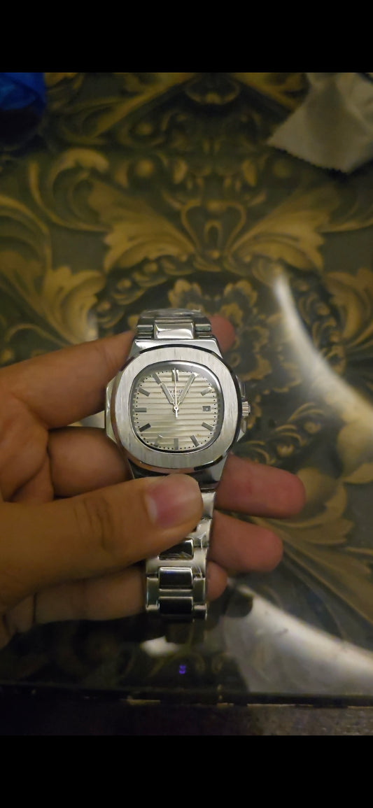 Patek Philippe | Grey Dial + (Free Bracelet) and (Free Box)
